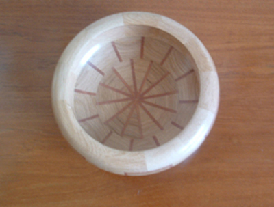 This picture shows the internal view of finished bowl.